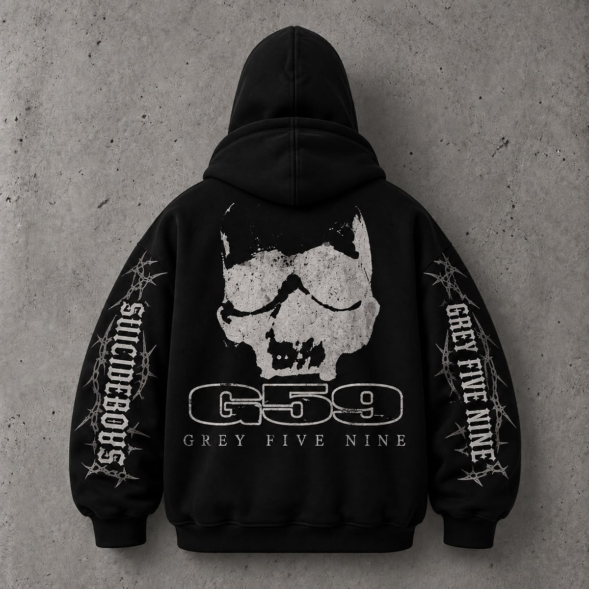 $uicideboy$ Masked Zip-up Hoodie (unisex)