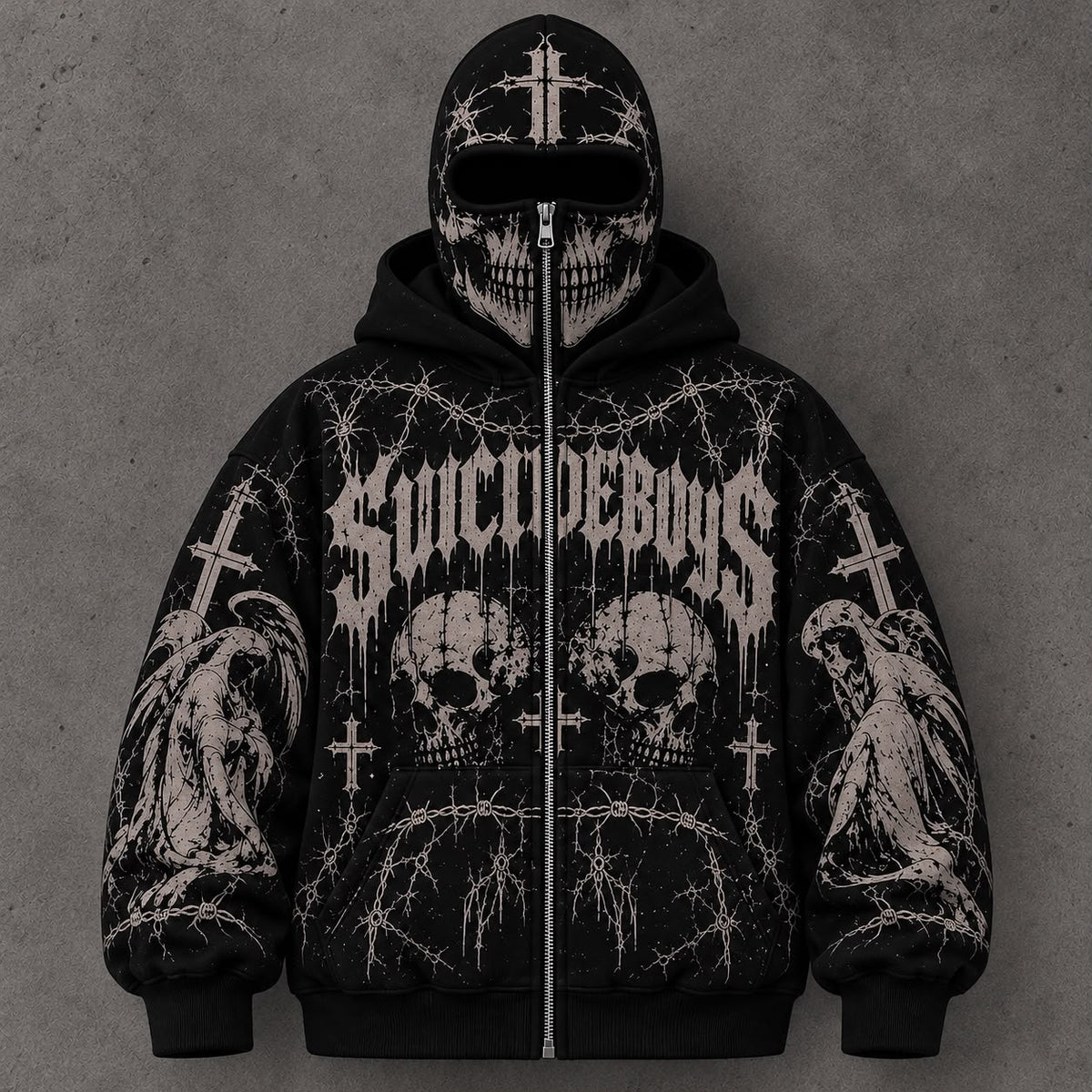 $uicideboy$ Masked Zip-up Hoodie (unisex)